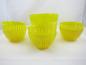Preview: Schüsselset Angelika gelb, 7 teilig, Glasschüssel Set