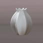 Preview: Vase Coconut Leaf - Vase Höhe 15.5 cm