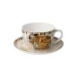 Mobile Preview: Cappuccinotasse, Teetasse Die Erfüllung, Gustav Klimt, Goebel