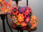 Mobile Preview: Lampe Leuchtglas Standleuchter Blumenzauber, 6armig