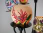 Preview: Lampe Leuchtglas Standleuchter Tropic Flower, 6armig