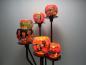 Preview: Lampe Leuchtglas Standleuchter Hunderteins Lichter, 6armig