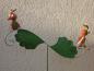 Mobile Preview: Gartenpendel, Vögel mit Blättern, drehend, H 130 cm, Metallfigur, 5148, Medusa