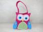 Preview: Filztasche Eule Olga pink