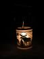 Preview: Glas Karussell Windlicht Elk, Elche 2, Hellmann Versand