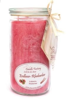 Duftkerze Erdbeer Rhabarber, Candle Factory
