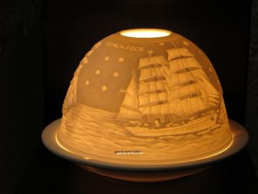 Preview: Starlight Windlicht Nr. 156, Segelschiff, Hellmann