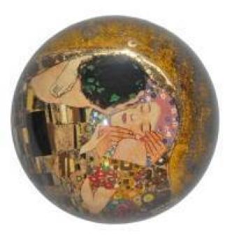 Der Kuss, Briefbeschwerer, Gustav Klimt, Goebel Porzellan