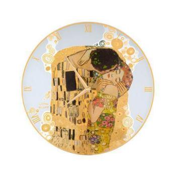 Wanduhr Der Kuss, Gustav Klimt, Artis Orbis, Goebel Porzellan