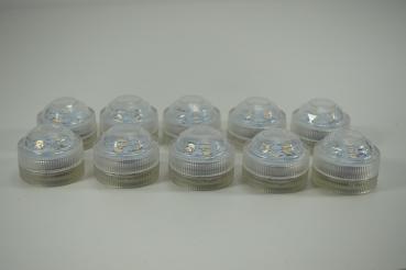 LED Teelichter, 10 Stück, batteriebetrieben, wasserdicht