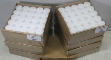 Teelichter Nightlights Nachfüller weiss, ohne Hülle, 500 Teelichter, Kerzen Wenzel