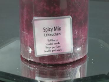 Preview: Duftkerze TREND Safe Candle, Duft Spice Mix, Lebkuchen, Farbe altrot, Kerzen Wenzel