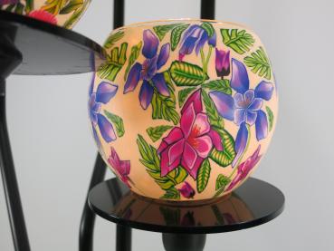 Lampe Leuchtglas Standleuchter Tropic Flower, 6armig