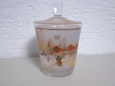 Dose, Britta mit Schlitten, Carl Larsson, Goebel Porzellan