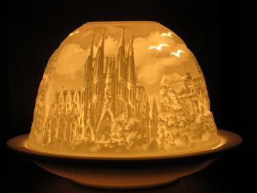 Dome Light Windlicht Barcelona, 32024, Porzellan Windlicht