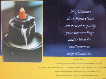 Preview: Balaji Rückfluss Kegel, Balaji Backflow Cones Nag Champa
