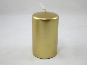 Safe Candle Farbe gold, 4 Stück, Größe 100/60 mm, Kerzen Wenzel
