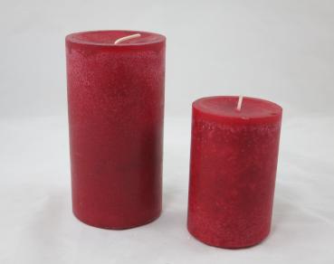 Kerze TREND Safe Candle, Farbe karminrot, Kerzen Wenzel