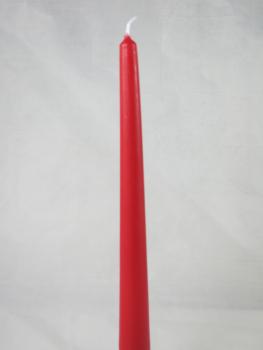 Spitzkerzen 250/23, Farbe rubin, 2 Stück, Kerzen Wenzel