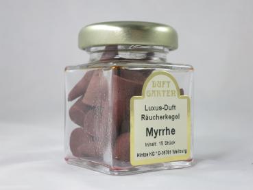 Räucherkegel (15) - Myrrhe (hellbraun) - Edgar Hintze