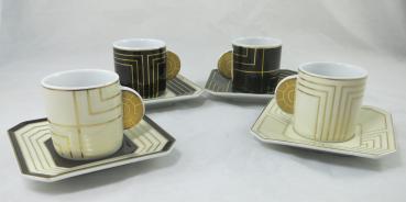 Moccatassen Set 8 tlg. PRESTIGE, Feraud by Goebel, Porzellan