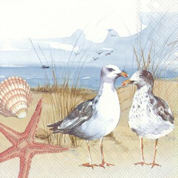 Seagulls at the Beach, Lunch Servietten, IHR Ideal Home Range