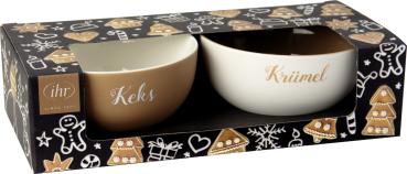 Zuckerbäcker Black, Porzellanschale Set, IHR Ideal Home Range