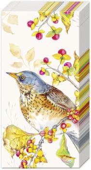 Papiertaschentücher AUTUMN BIRDS cream, IHR Ideal Home
