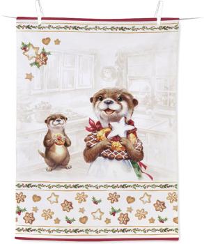 Geschirrtuch OTTER FAMILY BAKED cream, IHR Ideal Home Range