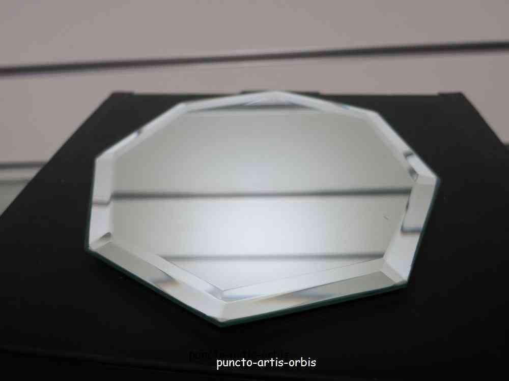 Spiegeluntersetzer 12 x 12 cm, Set bestehend aus 3 Stück Spiegeluntersetzer