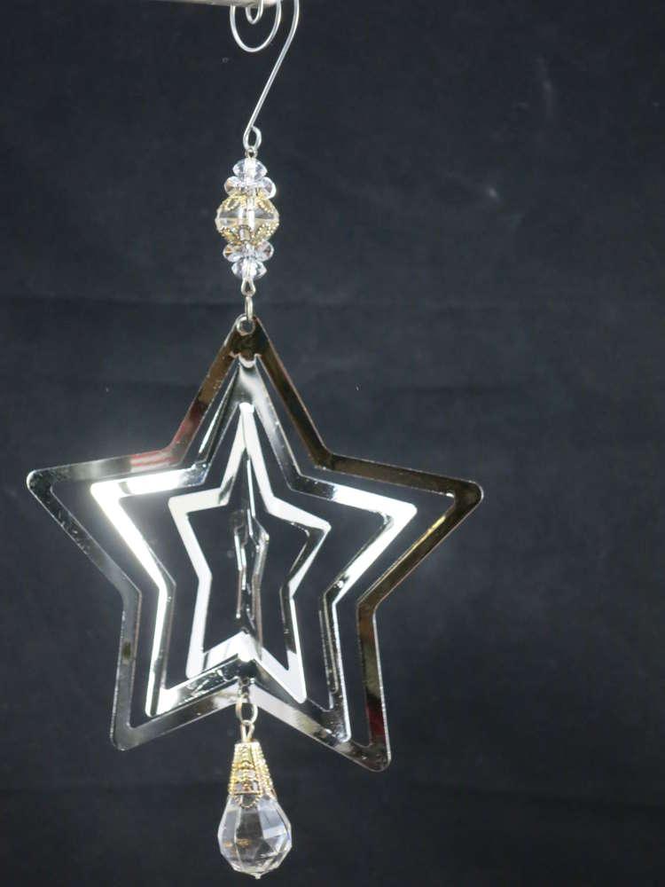 Christbaumschmuck Stern 93671, Weihnachtsdekoration