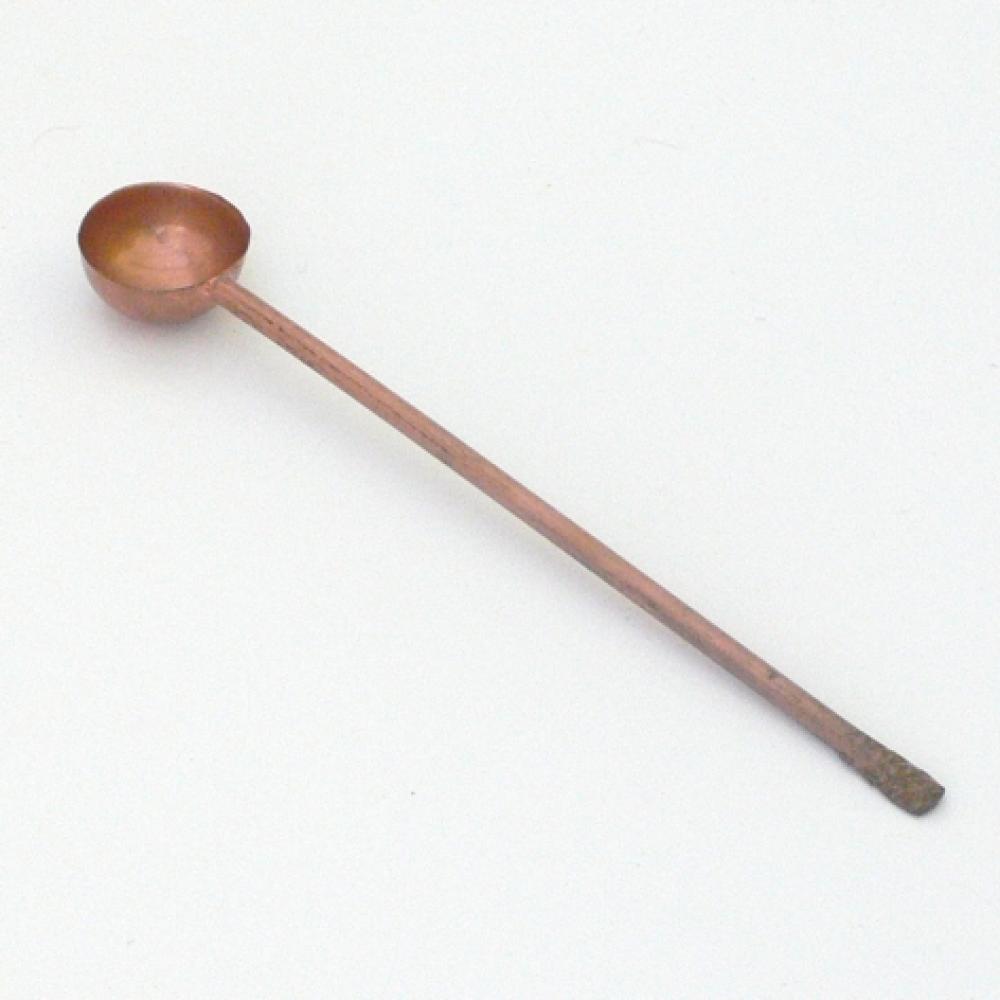 Kupferlöffel, Räucherbesteck, ca. 17 cm, Räucherzubehör