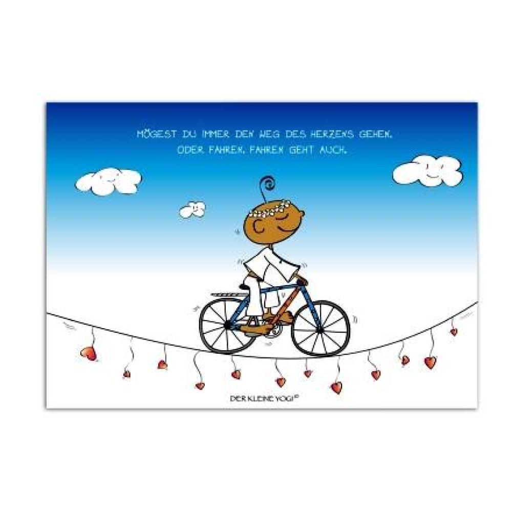 Postkarte Weg des Herzens, Der kleine Yogi®