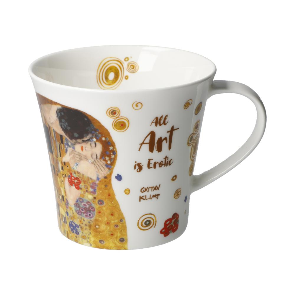 Tasse, Kaffeetasse Der Kuss, "All Art is Erotic", Gustav Klimt
