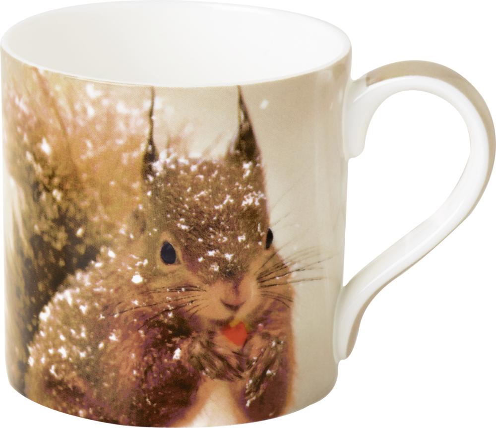 Winter Squirrel, Bone China Becher, IHR Ideal Home Range