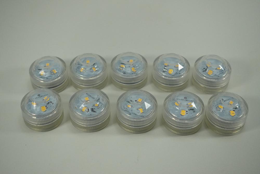 LED Teelichter, 10 Stück, batteriebetrieben, wasserdicht