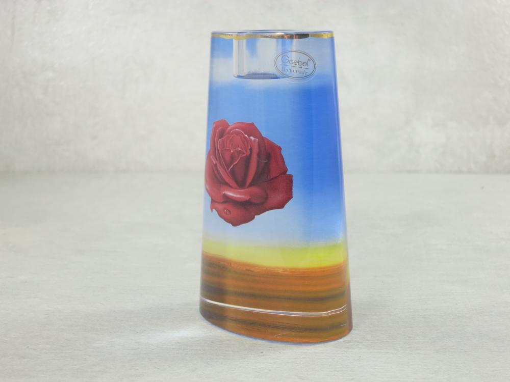 Kerzenleuchter Salvador DALI Meditative Rose, Goebel Porzellan