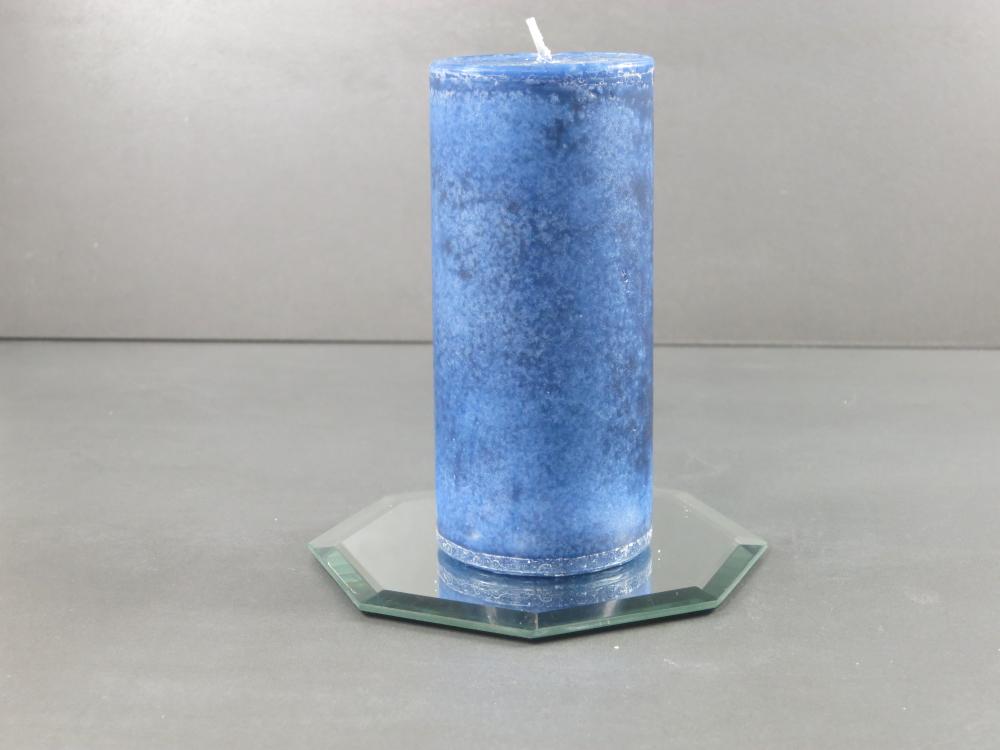 Duftkerze TREND Safe Candle, Duft Lavender, Farbe nachtblau, Kerzen Wenzel