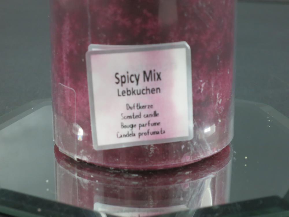 Duftkerze TREND Safe Candle, Duft Spice Mix, Lebkuchen, Farbe altrot, Kerzen Wenzel