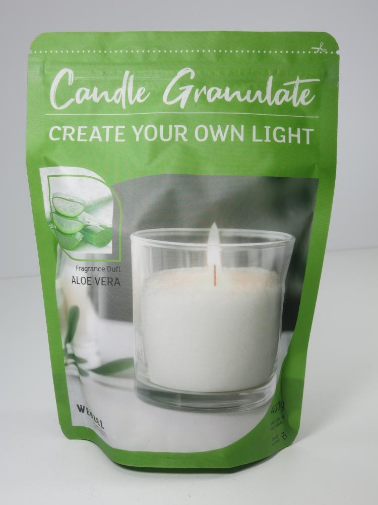 Wachsgranulat, Kerzenwachs Duft Aloe Vera, Kerzen Wenzel