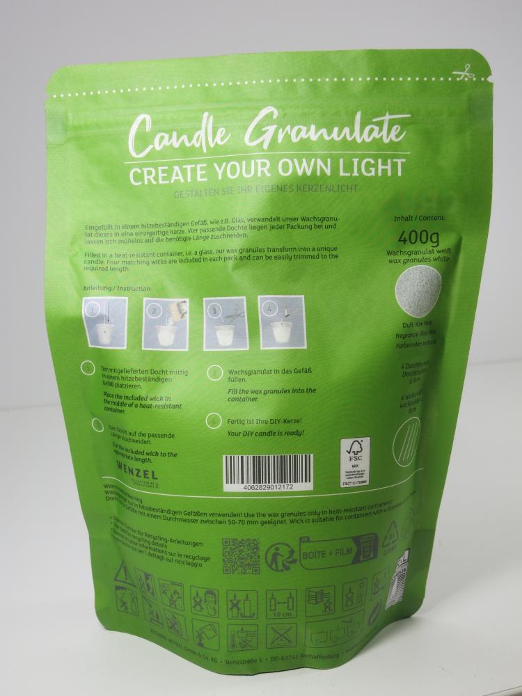Wachsgranulat, Kerzenwachs Duft Aloe Vera, Kerzen Wenzel