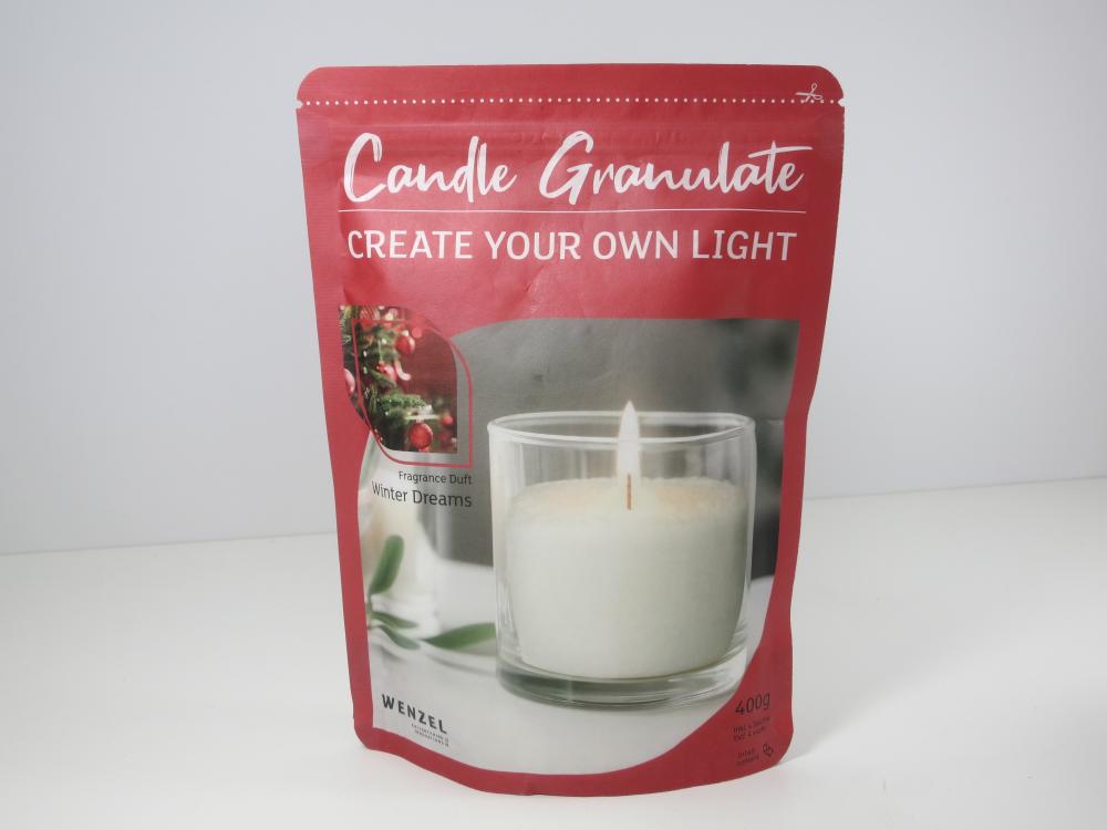 Wachsgranulat, Kerzenwachs Duft Winter Dreams, Kerzen Wenzel