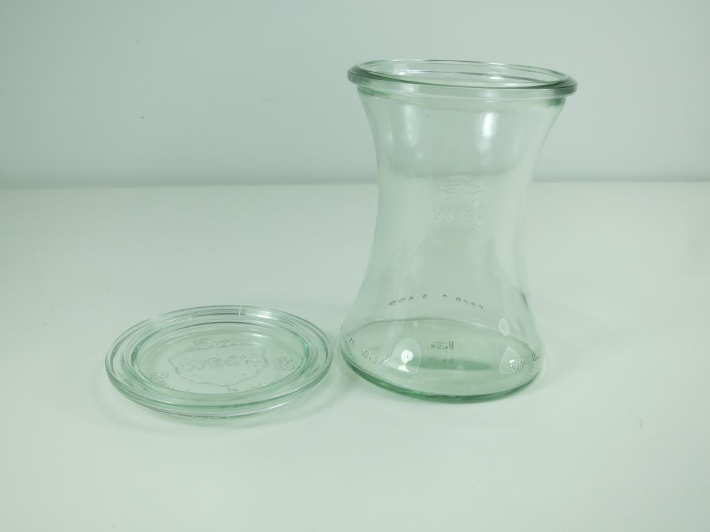 Glas für Delikatessen 370 ml mit Glasdeckel (6 St.), Weck Glas