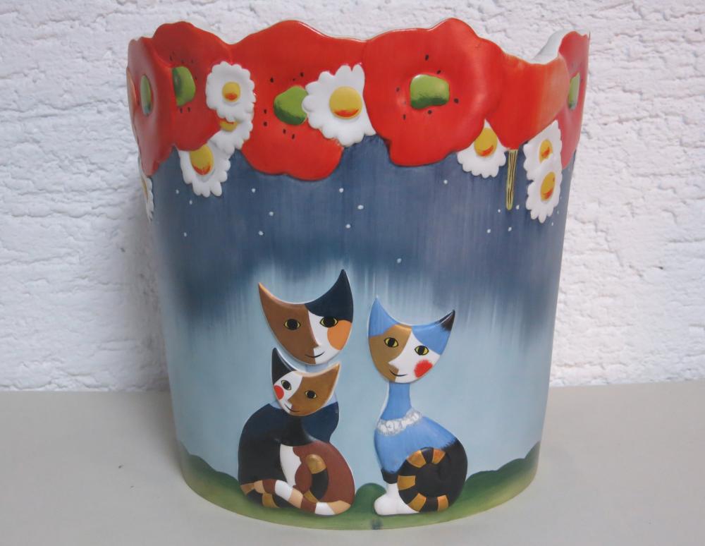 Übertopf Mohnblumen, Höhe 25 cm, Rosina Wachtmeister, Goebel Porzellan