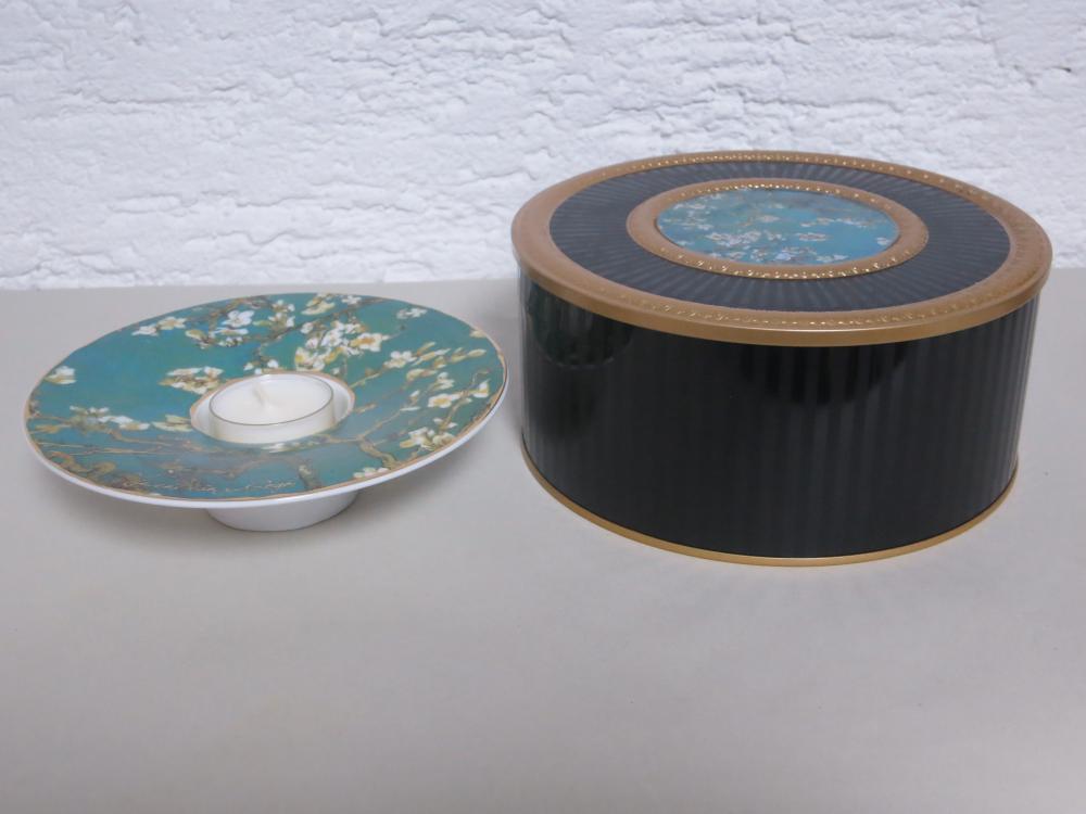 Teelicht Mandelbaum, Vincent van Gogh, Künstlerteelicht, Goebel Porzellan