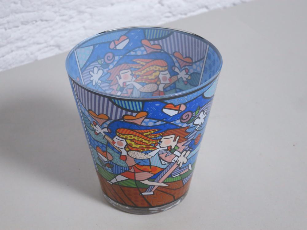 Windlicht Love Blossoms, Blüten der Liebe, Romero Britto