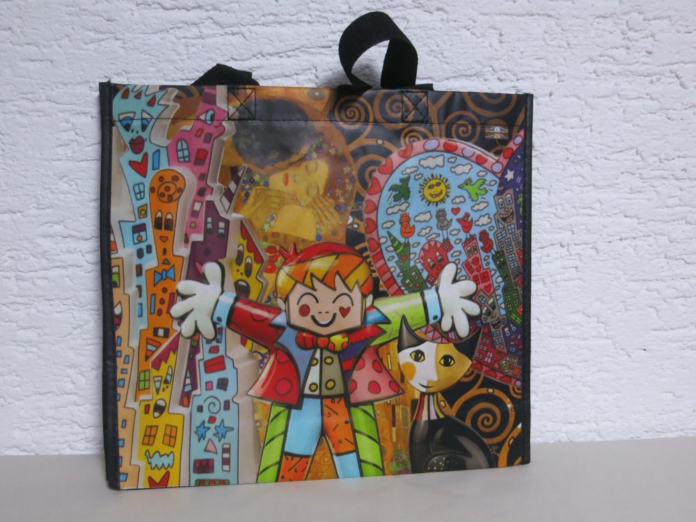 Tasche Künstlertasche Benny, Einkaufstasche, Goebel Porzellan