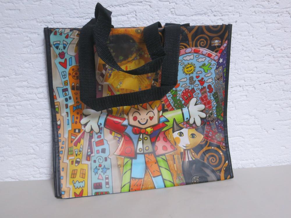 Tasche Künstlertasche Benny, Einkaufstasche, Goebel Porzellan
