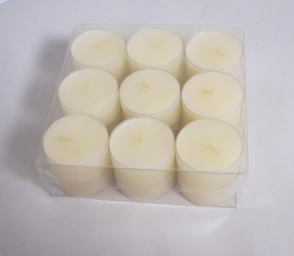 Teelicht mit Duft Vanilla, wollweiß, Brenndauer ca. 4 Std, Kerzen Wenzel