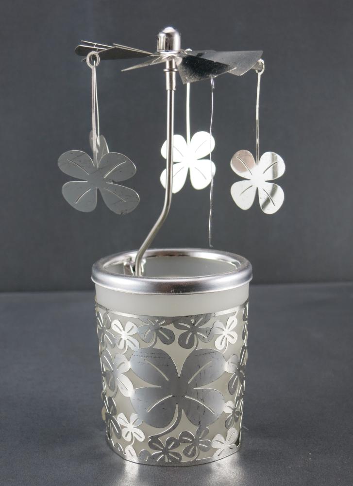 Glas Karussell Lucky Clover